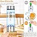 Upgrade Hydrogen Water Bottle, Hydrogen Water Generator with Advanced SPE PEM Technology, 420ml(14OZ) Hydro Water Machine, Portable Water Ionizer for Travel, Office, Fitness & Everyday Hydration