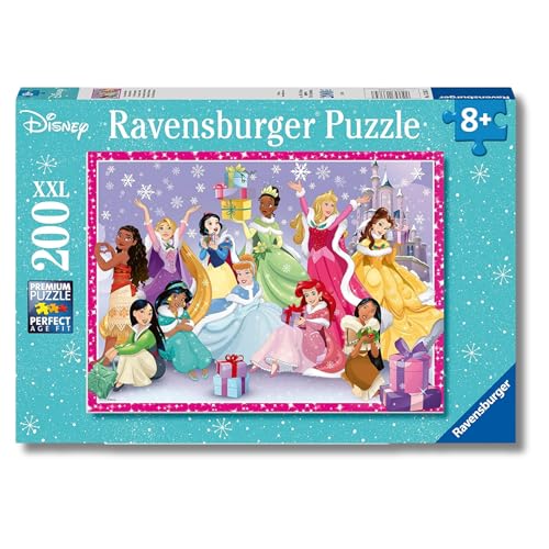 Ravensburger - Puzzles XXL Princesas Disney | Puzzle 8 Años O Más | Regalo Niño 8 Años O Más De 200 Piezas | Rompecabezas Niños De 49 X 36 Cm Puzzle