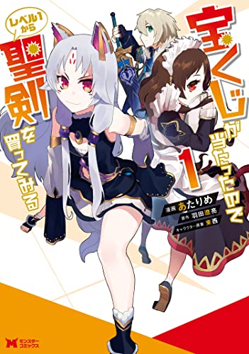 宝くじが当たったのでレベル1から聖剣を買ってみる(コミック) : 1 (モンスターコミックス)