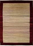 RugsTC 6'4 x 9'10 Gabbeh Area Rug Made Using Vegetable Dyes with Wool Pile - Gabbeh Design | 100% Or