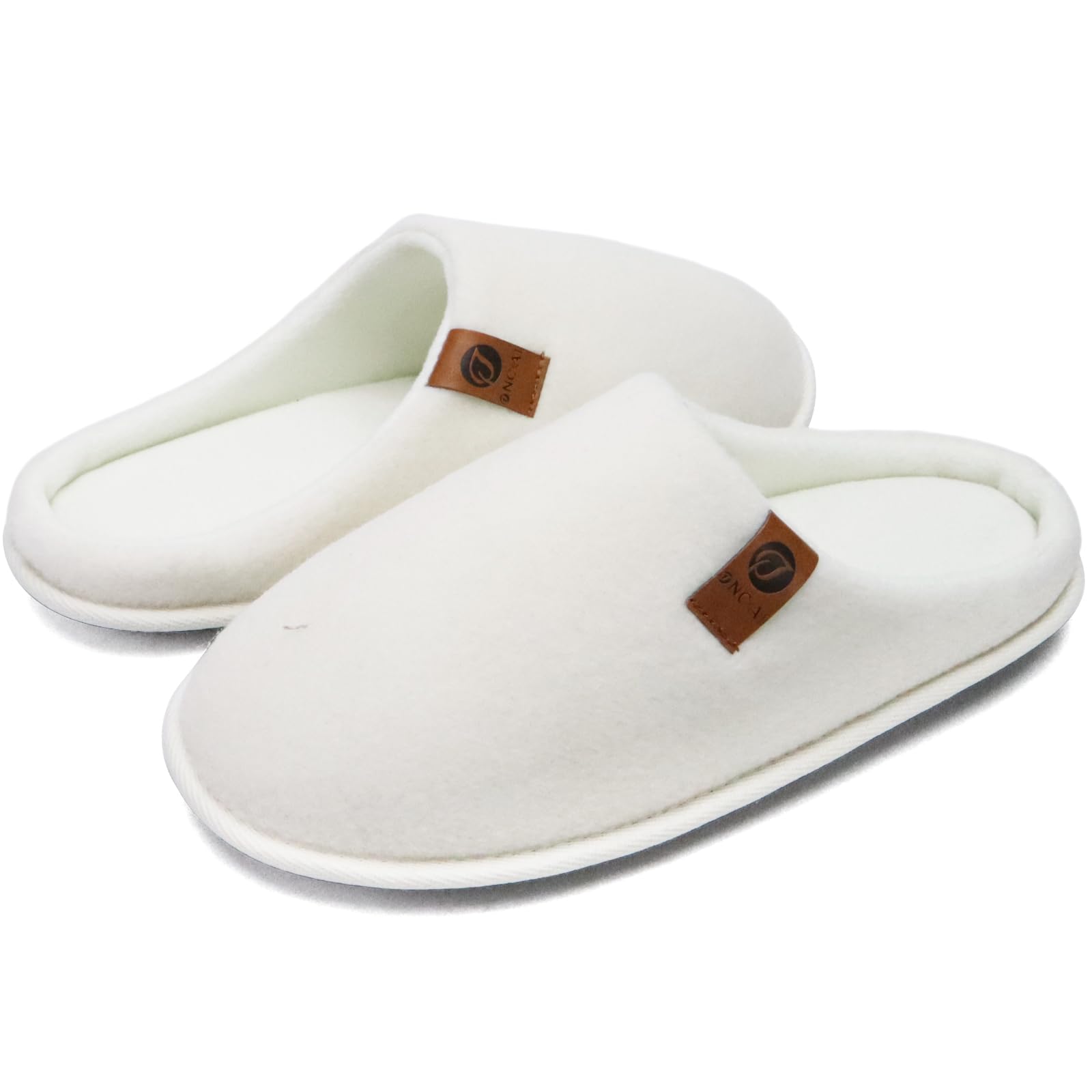 ONCAI Pantofole da Uomo Invernali, Comoda Memory Foam Calde Scarpe da Casa in Lana Con Suola Antiscivolo Taglia 40-49 EU