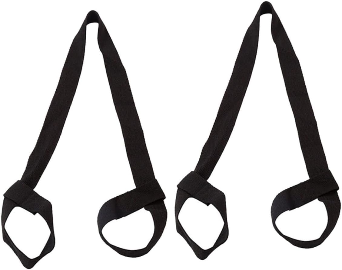 2Pcs Adjustable Yoga Mat Carrier Straps Shoulder Sling for Roller Skates Ski Boots Polyester Leash for Comfortable Sports Gear Transport