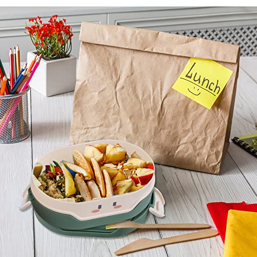 Dibaliyi Bento Lunch Boxes, Lunch Containers Leak Proof, Cute Bento Snack Box, Food Storage Reusable For Office Travel Work Camping Picnic Meal Prep(Yellow) #TOP3