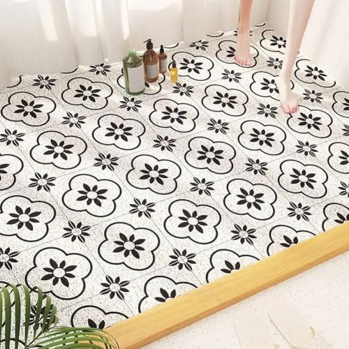 GZKDKZB Alfombrilla de Ducha Grande de lufa para Ducha Interior, Alfombrilla de baño de PVC Suave con función de Masaje y desagüe, de Secado rápido y antimoho.