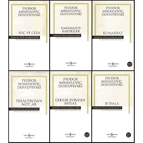 İş Bankası Dostoyevski 6 Kitap Set Hasan Ali Yücel Klasikleri