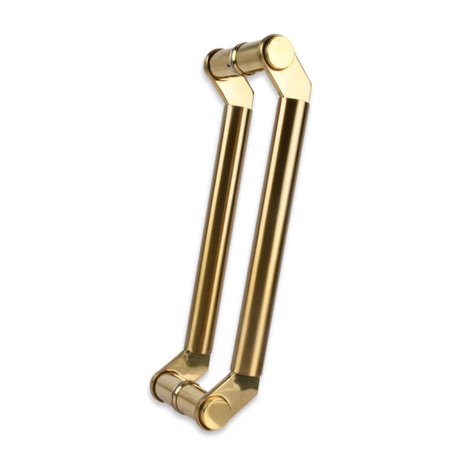ZFUCMAYL Glass Door Handles,Shower Door Handle,Stainless Steel Bar to Bar Door Handle for Shower Rooms Shopping Malls Offices Parts Replacement(17.32in to 56.69in)(Gold,Pitch-540mm)