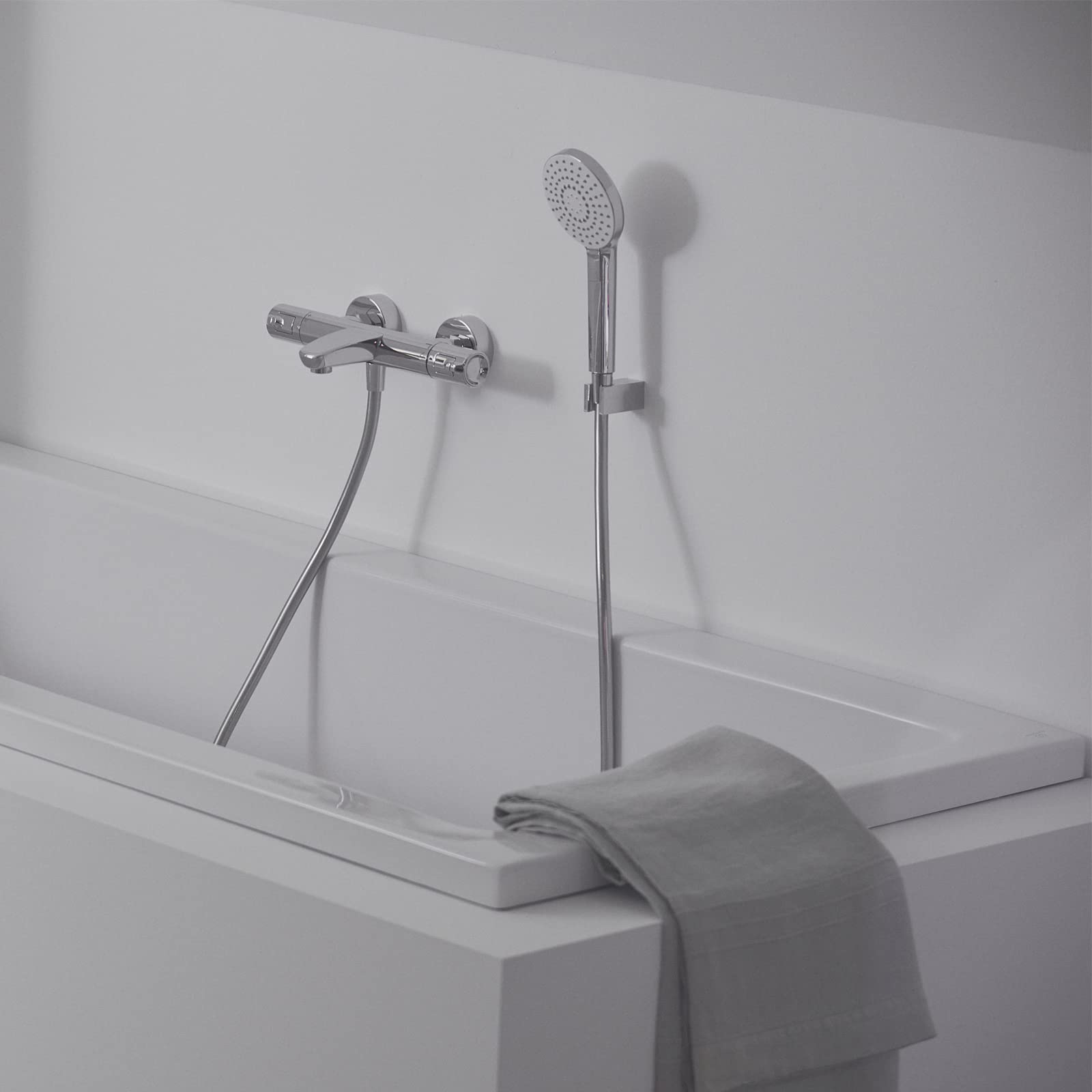 Ideal Standard Mitigeur thermostatique Bain-Douche Ceratherm T50 Sécurité & Anti-Brûlure Fonction Eco A7223AA