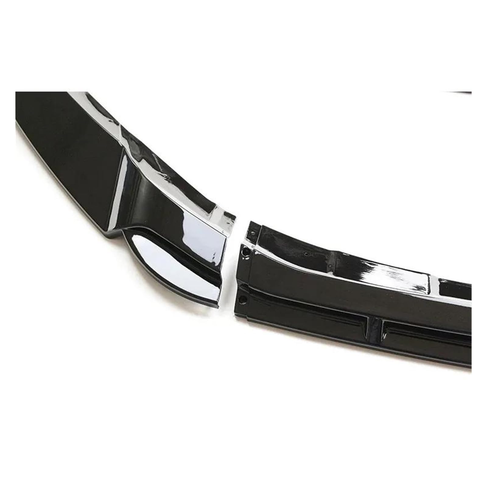 Difusor Separador Alerón Parachoques Delantero Coche Tapa Protección Labio Parachoques Delantero para VW para T-Roc T Roc para TSI para TDI 2017-2022 Spoiler(Carbon Look)