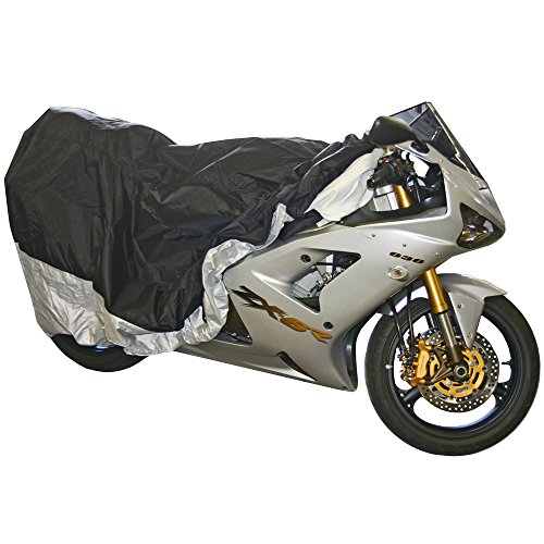 Black Widow Medium Waterproof Sport Motorcycle Cover