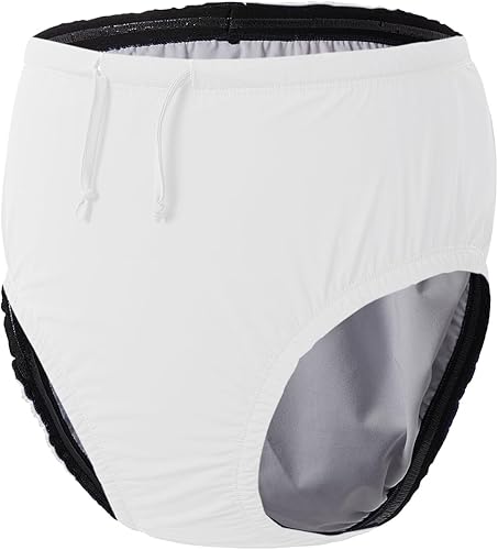Miniatura 9 de Pañales de natación reutilizables para adultos Ropa de baño para necesidades especiales para incontinencia Cubiertas de pañales de tela Negro
