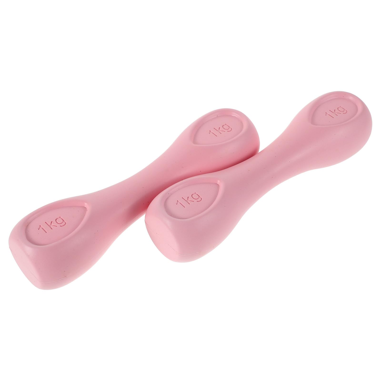 2 Piezas Mancuernas de Hierro Fundido Rosa para Mujer | Diseño Ligero, Agarre Cómodo Antideslizante, para Fuerza y Tonificación Muscular, Uso Doméstico