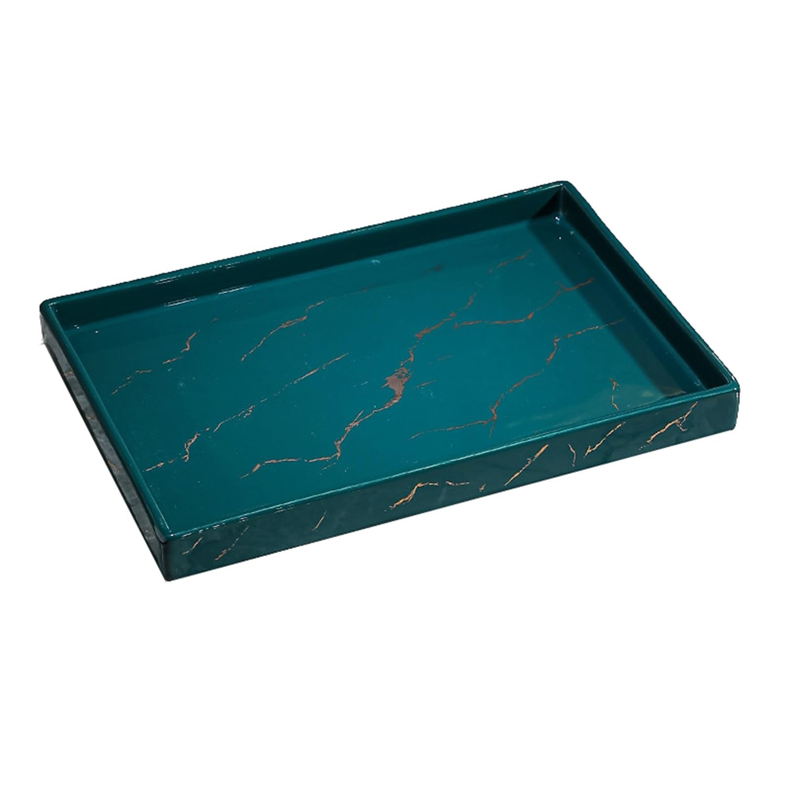 Ceramic Tray,Rectangular Aromatherapy Storage,Toiletries Box,Suitable for Tea Houses and Hotels(Green,32x22x2cm)