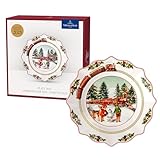 Villeroy & Boch - Annual Christmas Edition Jahresteller 2025 24 cm Bunt, Teller Weihnachten, Weihnachtsteller, Sammlerstück, Geschirr Keramik, Weihnachtsgeschirr, Premium Porzellan