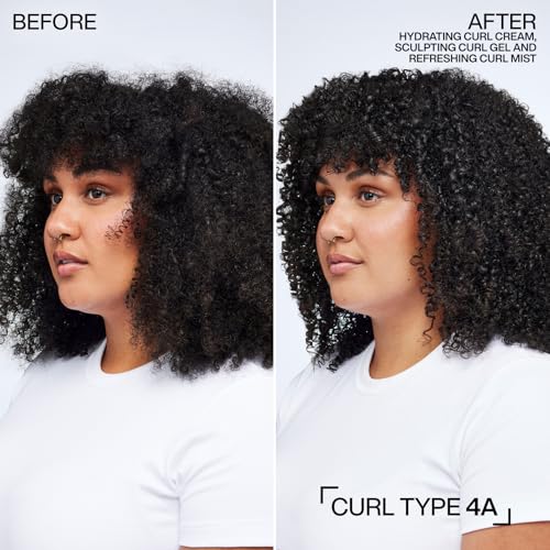 REDKEN Hydrating Curl Cream for Curly & Coily Hair, Up To 72-Hour Curl Defining Cream, Enhance Curl Pattern, With Squalane and Jojoba Oil, 250ml - Image 4