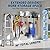 Housolution Heavy Duty Garage Wall Organizer 96 Inch - 20Pack Carries 720 lbs, Garage Tool Storage System, 6 Rails with 12 Adjustable Metal Hooks, Garden Yard Shed Rack for Rake Broom Mop Snowboard