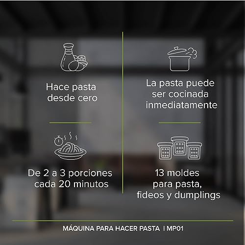 La Mejor comparativa de Maquina hacer pasta los más solicitados. 15 Imagen adicional