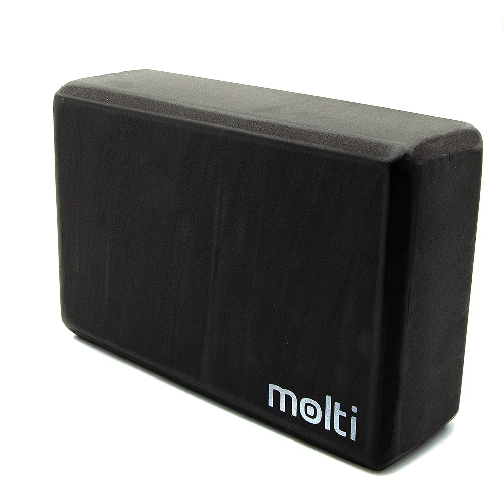 Blok do jogi z naturalnego korka i pianki, 23 x 15 x 7,5 cm, do jogi, asan, stretchingu, medytacji, pilatesu, fitnessu, balansowania