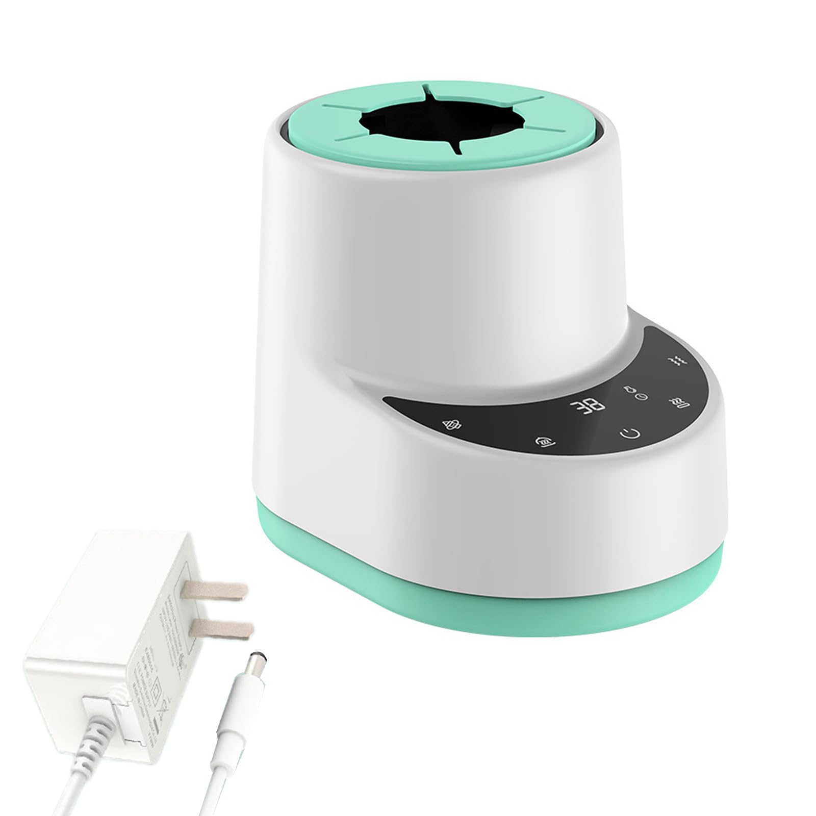 Chauffe-biberon portable avec fonction secousse, facile à transporter, pour un chauffage uniforme du lait maternel