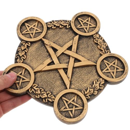 Bougeoir pentacle stable pour sécuriser vos bougies de rituel - 4