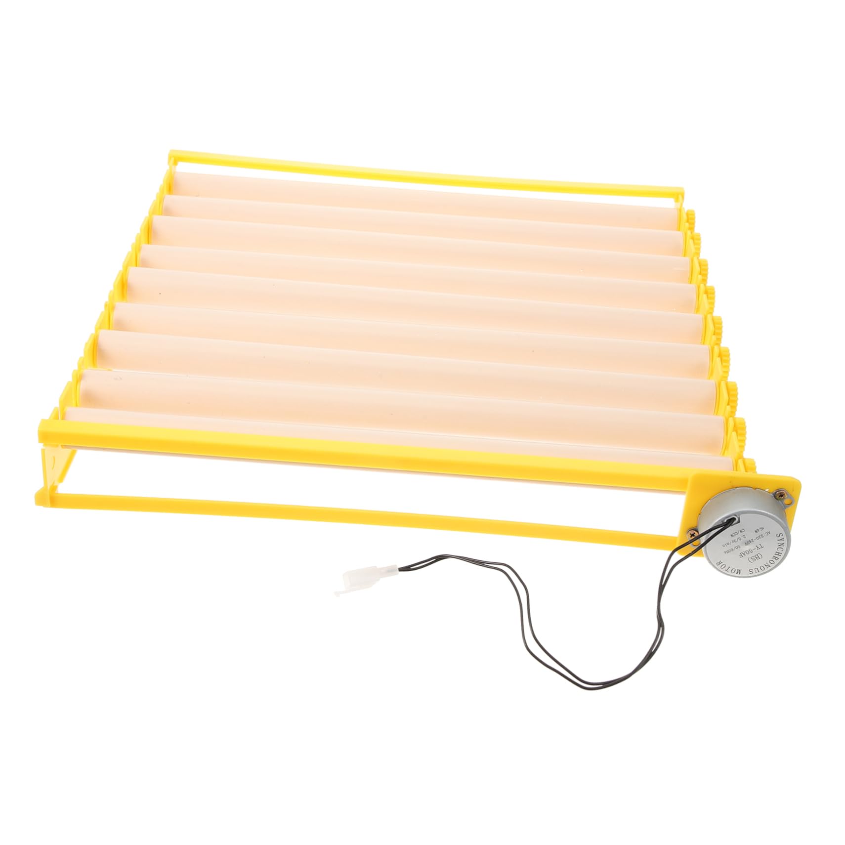 Tournage d'oeufs sans effort avec ce plateau 7 tubes 12V 220V pour couveuse