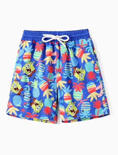 SpongeBob SquarePants Family Matching Swimwear Set, UPF 50+ Quick-Dry Beachwear for Girls，Boys,Women & Men, Multicolor2