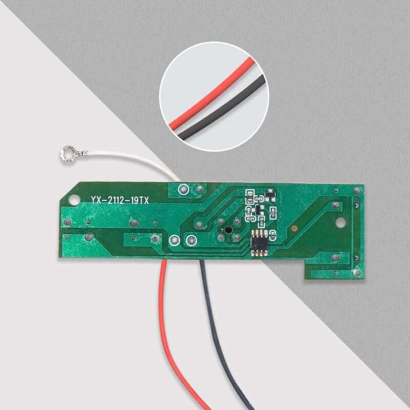 Croptronia 4CH RC Remote Control 27mhz Circuit PCB Transmitter & Receiver Board with Antenna Radio System for Toy Car 1