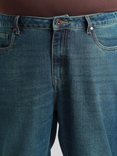 Image of HIGH STAR Men's Mid Rise Straight Plus Jeans