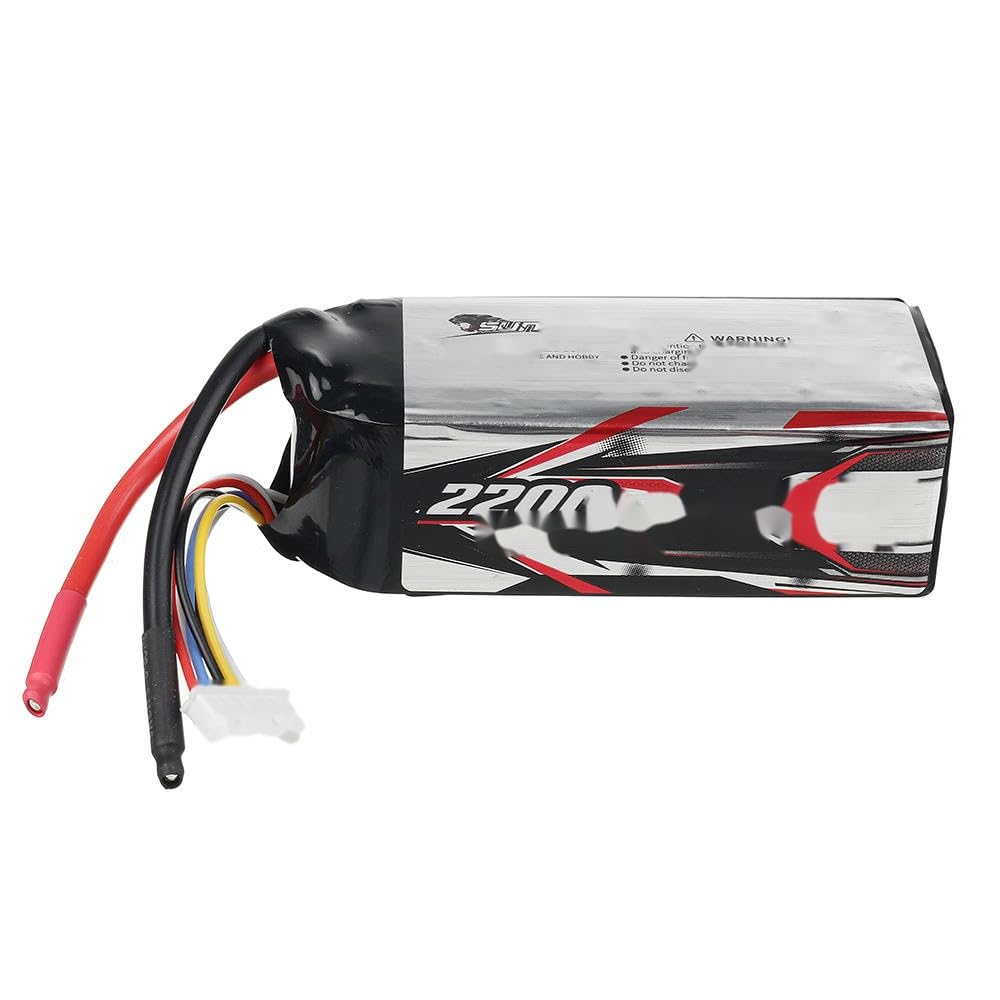 Sunpadow 6S 22.2V 2200mAh 40C Batties Ricaricabili per RC Quadcopter FPV Racing Drone Accessori Ricambi