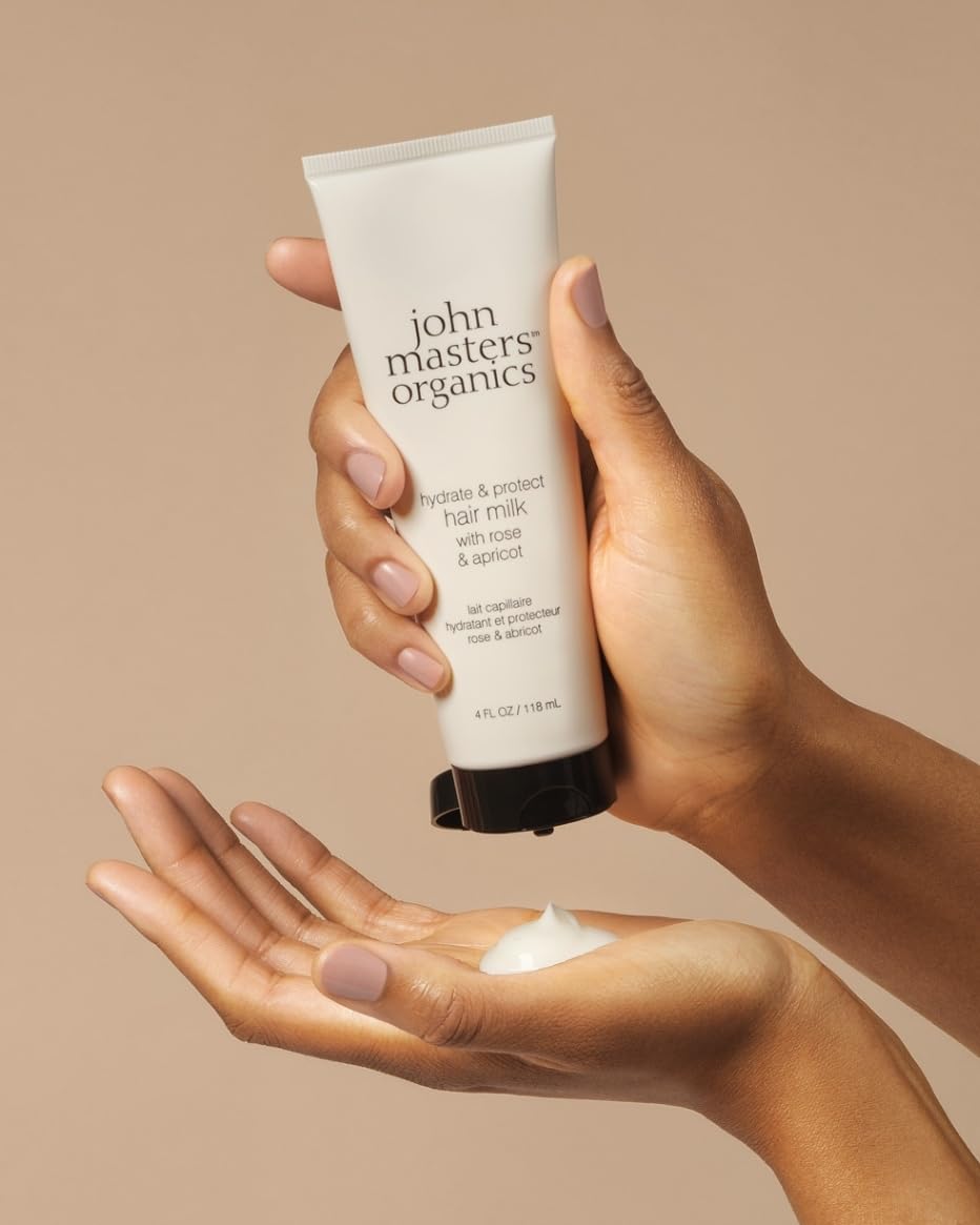 John Masters Hydrate & Protect Hair Milk with Rose & Apricot 4 fl OZ