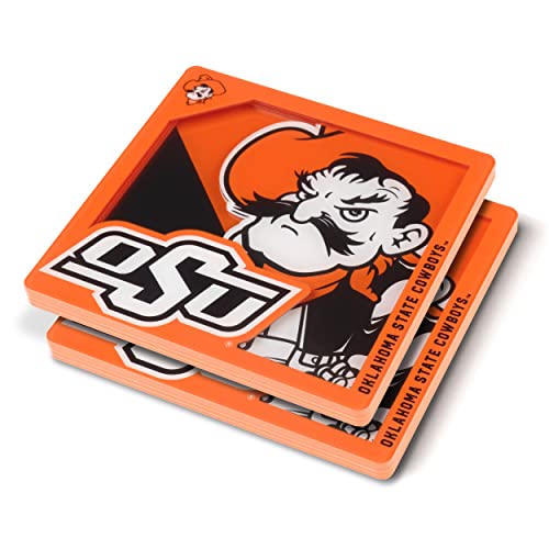 Image of YouTheFan NCAA NCAA 3D Logo Series Coasters