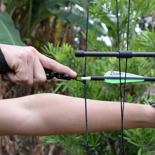 Arco compuesto ajustable para mano izquierda y derecha con correa de camuflaje 7