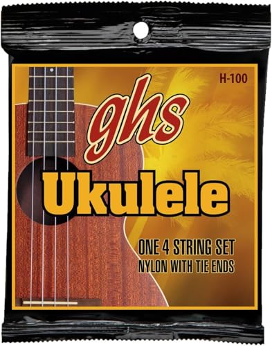 GHS 100 Strings Baritone Ukulele,Silver