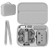 Puasok Tasche für DJI Neo 2 Case, Tragetasche für DJI Neo 2 Fly More Combo Zubehör, Kompakte Reisetasche für RC-N3 Controlle/Neo2 Akku Koffer, für Drone Schutz/Aufbewahrung