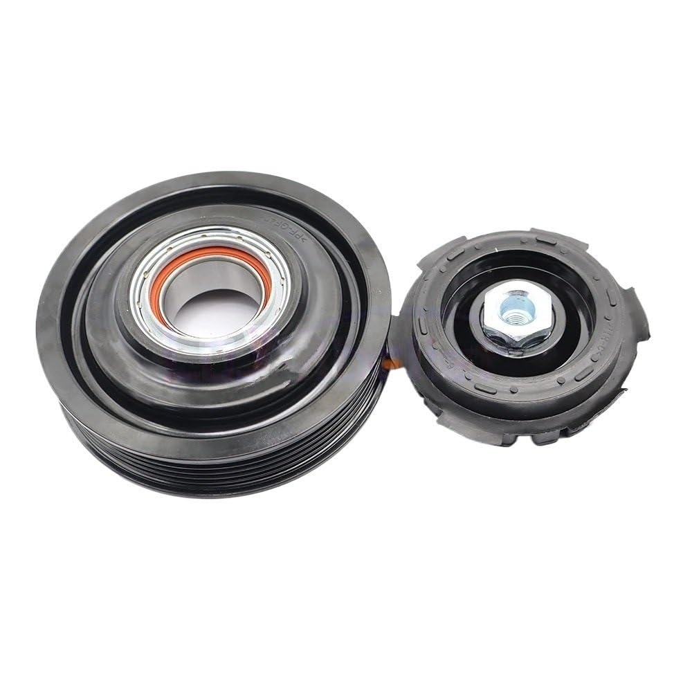 AC Compressor Clutch Kit Fit for A6 A7 A5 Q5 A4 A8 8T0816803J 8W0816803J 4H0260805 80A816803E 8K0260805A 6SEU14C AC Compressor Clutch(Pulley D 115mm)