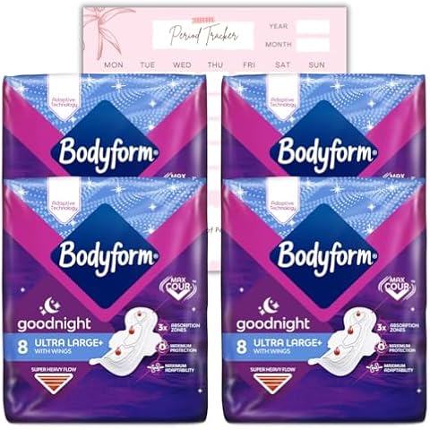 Body Form Ultra Goodnight Sanitary Towels for Night Use Cover