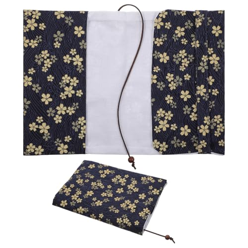 MBAIYO - MBAIYO Book Covers for Paperbacks,Book Cover Protector Adjustable Fabric Fit A5 Size 5.5x8.2 Inch Paperbacks for Hardcover Softcover Novels Protection
