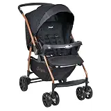 Burigotto Carrinho de Bebê com Bebê Conforto Rio K, Preto e Cobre