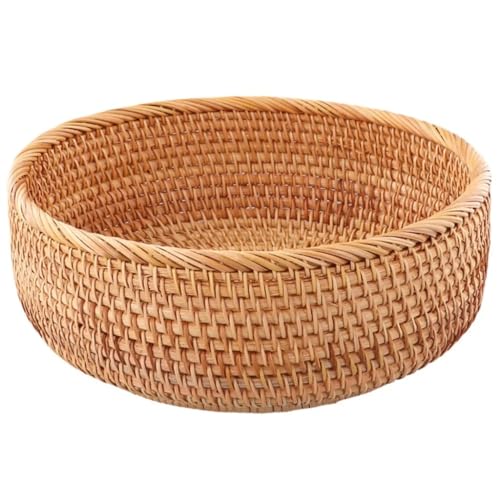Panier à fruits en rotin tressé pour cuisine chic