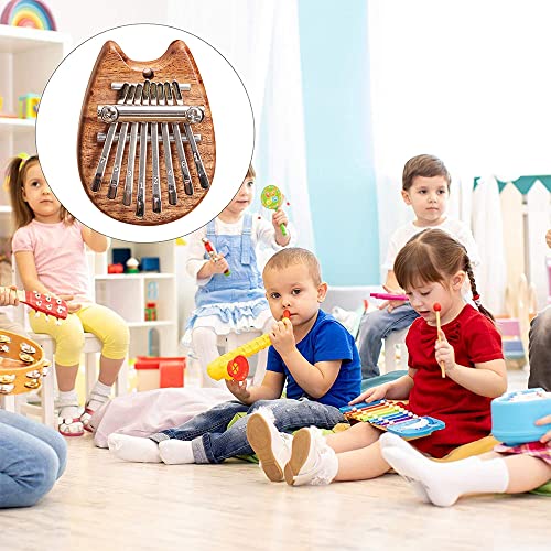 Yakida Mini Kalimba 8 touches, piano à pouce en bois massif, piano à pouce musical Marimba portable avec cordon, cadeau… - Les Beatles, Paul McCartney, John Lennon, RIngo Starr, George Harrison Yakida Mini Kalimba 8 touches, piano à pouce en bois massif, piano à pouce musical Marimba portable avec cordon, cadeau… – Image 7