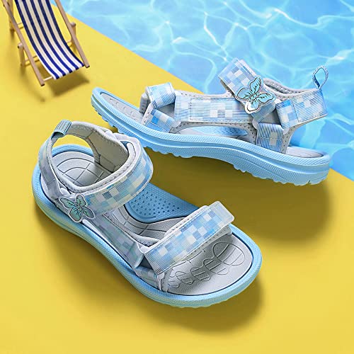 FLIOZY Sandals Girl's Hiking Sandals Kids Adjustable Straps Open Toe Sport Sandals Toddler Summer Sports Outdoor Shoes2