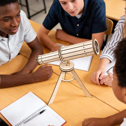 Experimentos Científicos para Niños,Telescopio Habilidades Motoras Juguetes Educativos - Kit De Experimentos De Ciencia Astronómica | para Niños Niñas Profesores Estudiantes Escuela Aula Biblioteca - imagen 2