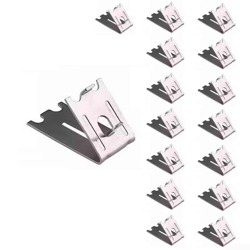 Clips para estante Nevera para acero Inoxidable 39mm Clips para(8pcs)