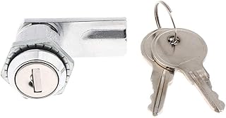 TMP1105 Cam-Latches Zinc Alloy Disc Tumbler Cam Lock with 17mm Cylinder and Chrome Finish Keyed Alike Boat Accessories Marine for Yacht