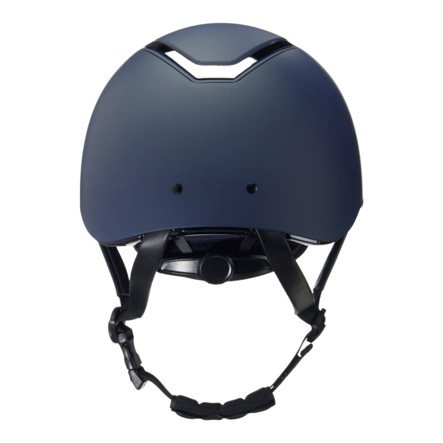 Charles Owen 2023 Casco da Equitazione Kylo Standard Peak - Nero Opaco/Nero Lucido -