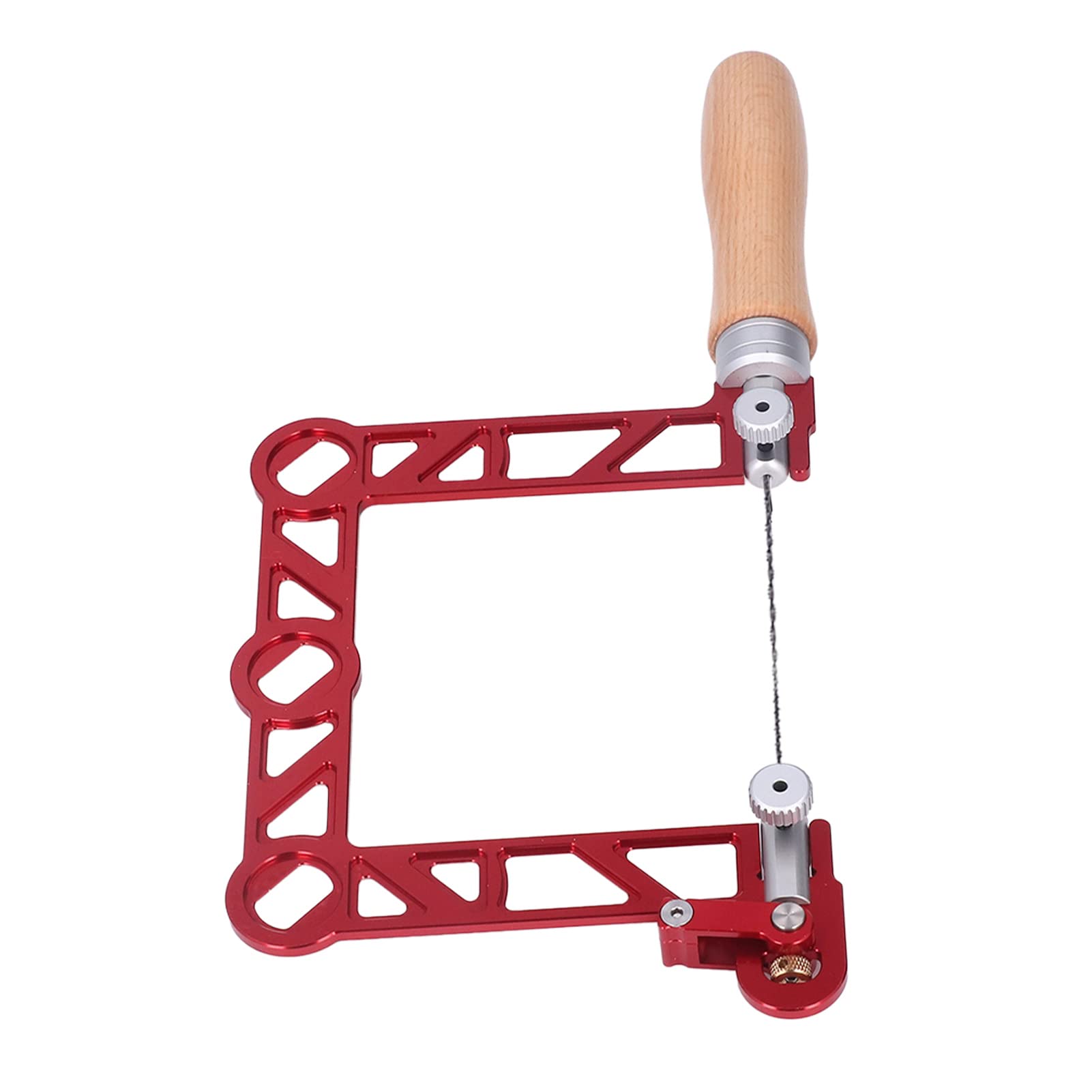 Mini Sierra de Mano para Joyería, Carpintería, Metalurgia, Manualidades, Sierra de Marquetería en Forma de U para Carpintería con de Madera (4 pulgadas)