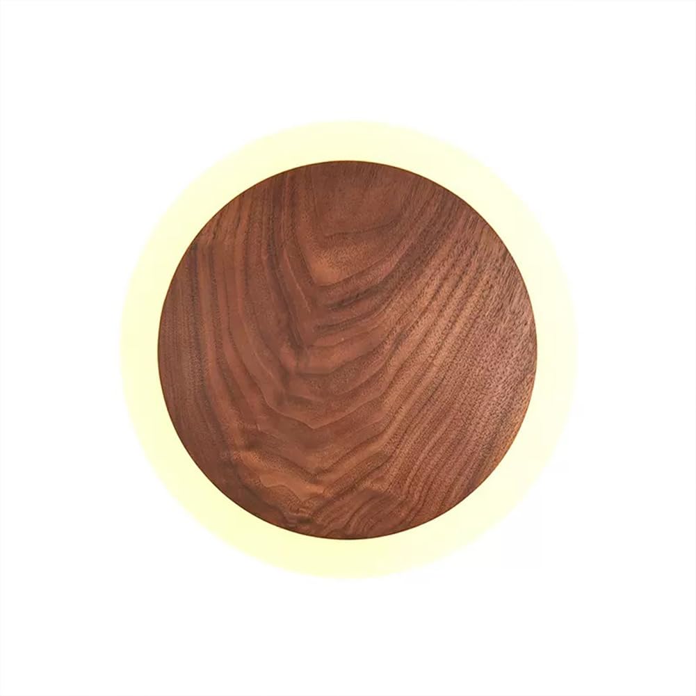SXECAEPS Wall Lamps Sconces Light Indoor Led 9w 3000k Warm White Modern Wood Decorative Sconce Lamp for Living Room Bedroom Hallway Corridor Stairs Hall