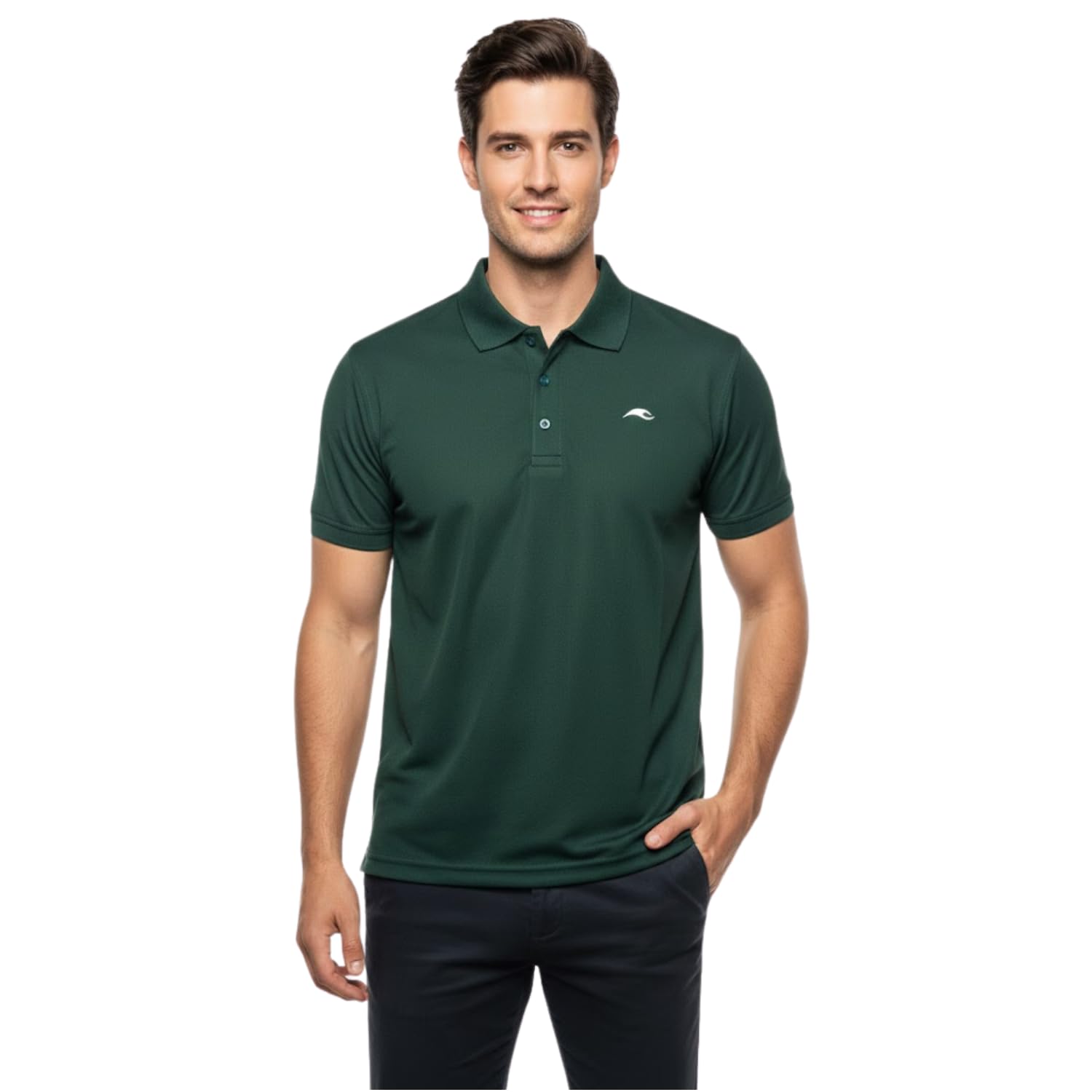 longwave Solid Collar Neck Polo T-Shirts for Men & Women | Soft, Durable, Comfortable, Regular Fit T-Shirt Half Sleeve Lightweight Unisex Casual Breathable Size Cotton Wear-picture-32