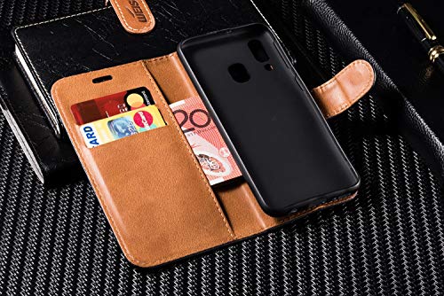 Case Collection Hochwertige Leder hülle für Samsung Galaxy A51 Hülle (6,5") mit Kreditkarten, Geldfächern und Standfunktion für Samsung Galaxy A51 Hülle – Bild 3