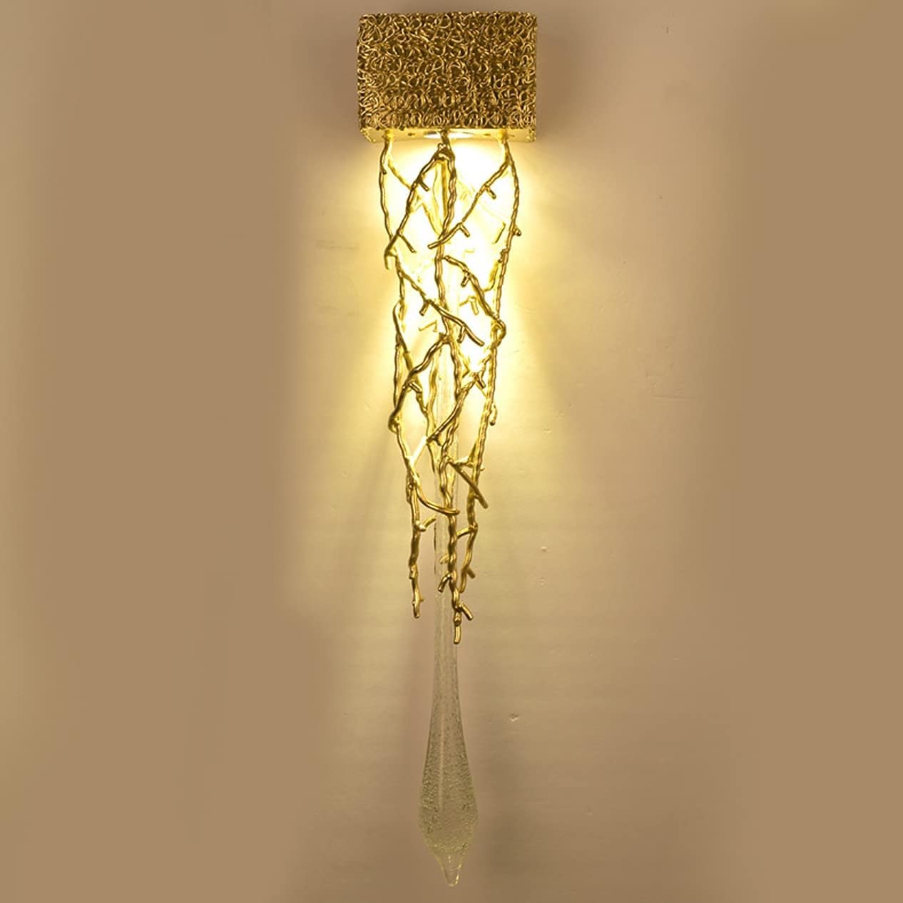HYJAUSXB American Luxury Wall lamp LED Drop Post-Modern Style Bedroom Living Room Dining Bedside Background Lamps and Lanterns, Pendant Light