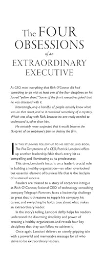 The Four Obsessions of an Extraordinary Executive: The Four Disciplines at the Heart of Making Any O